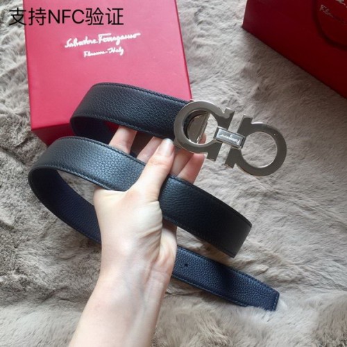 Super Perfect Quality Ferragamo Belts(100% Genuine Leather,steel Buckle)-1194