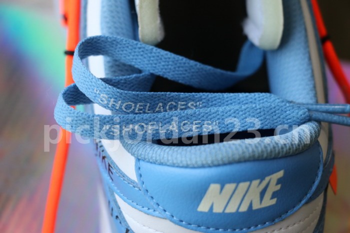 Authentic OFF-WHITE x Futura x Nike Dunk UNC