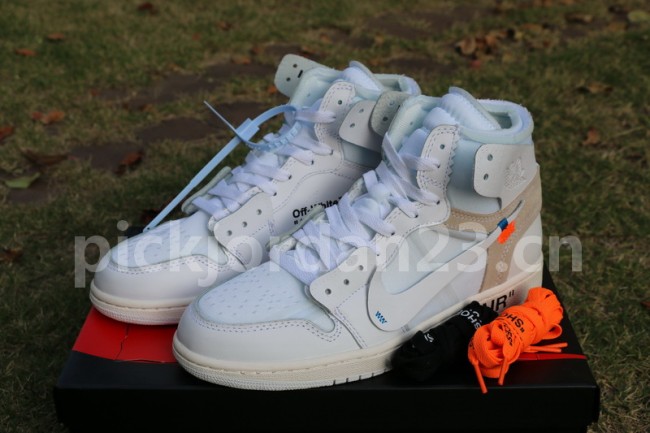 Authentic Off White x Air Jordan 1 White