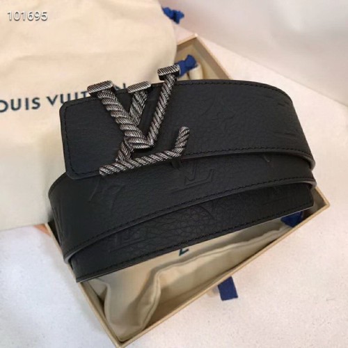 Super Perfect Quality LV Belts(100% Genuine Leather Steel Buckle)-1314