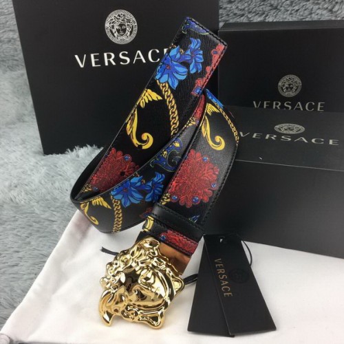 Super Perfect Quality Versace Belts(100% Genuine Leather,Steel Buckle)-267
