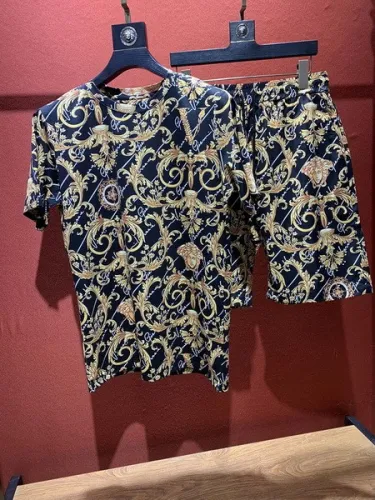 Versace short sleeve men suit-073(S-XXL)