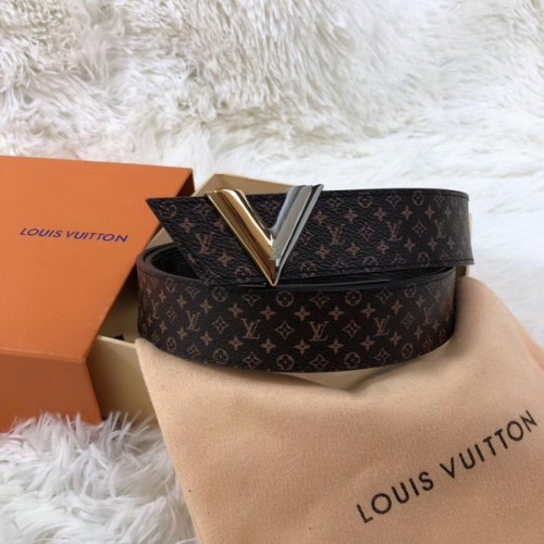 Super Perfect Quality LV women Belts(100% Genuine Leather,Steel Buckle)-197