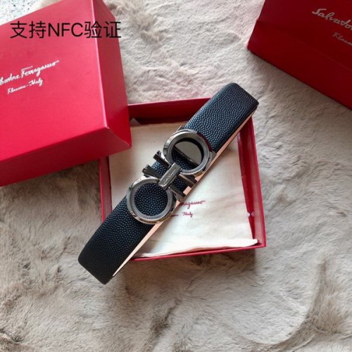 Super Perfect Quality Ferragamo Belts(100% Genuine Leather,steel Buckle)-1180
