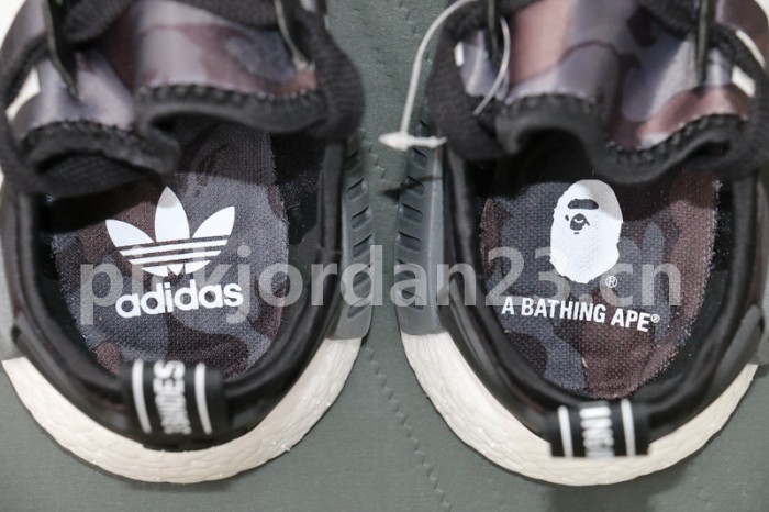 Authentic BAPE x AD NMD Black