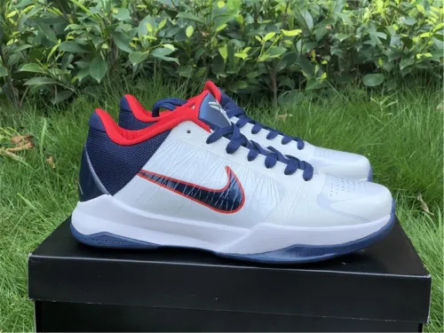 Authentic Nike Kobe 5 Protro White Blue