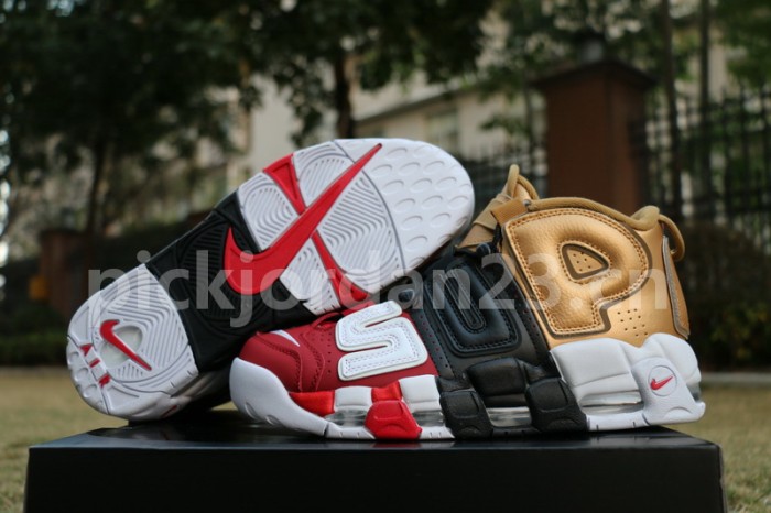 Authentic Supreme x Nike Air More Uptempo