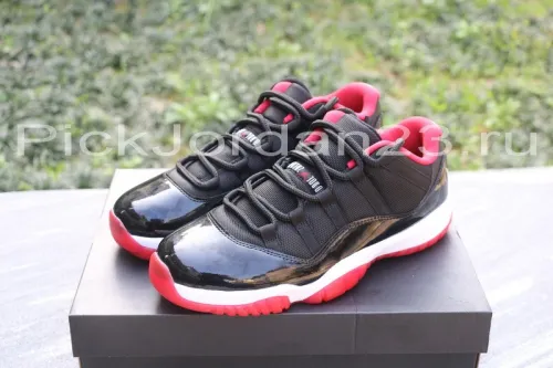 Authentic Air Jordan 11 Low “Bred” 2015 Fixed Version