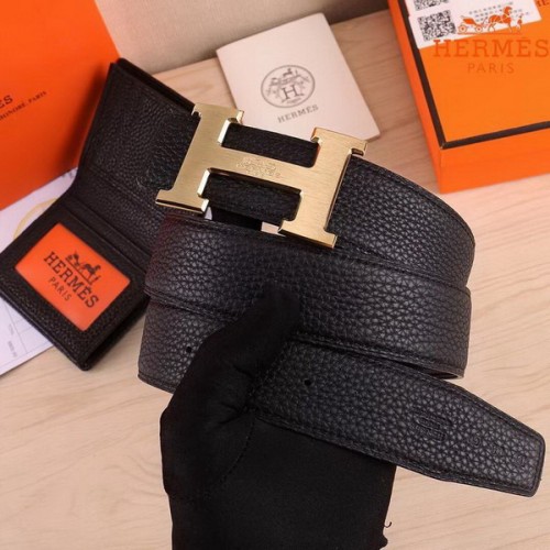Super Perfect Quality Hermes Belts(100% Genuine Leather,Reversible Steel Buckle)-400