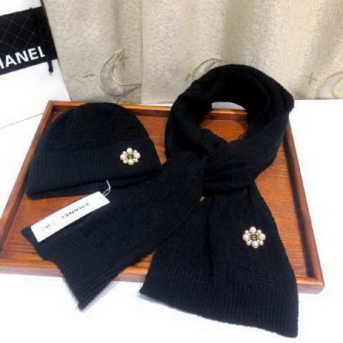 CHAL Wool Cap Scarf AAA-077