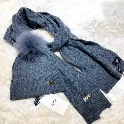 FD Wool Cap Scarf AAA-036