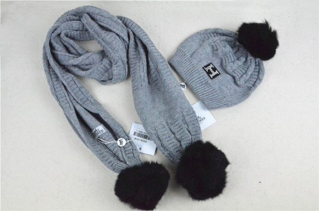 Hermes Wool Cap Scarf AAA-019