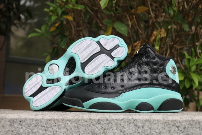 Authentic Air Jordan 13  Island Green 