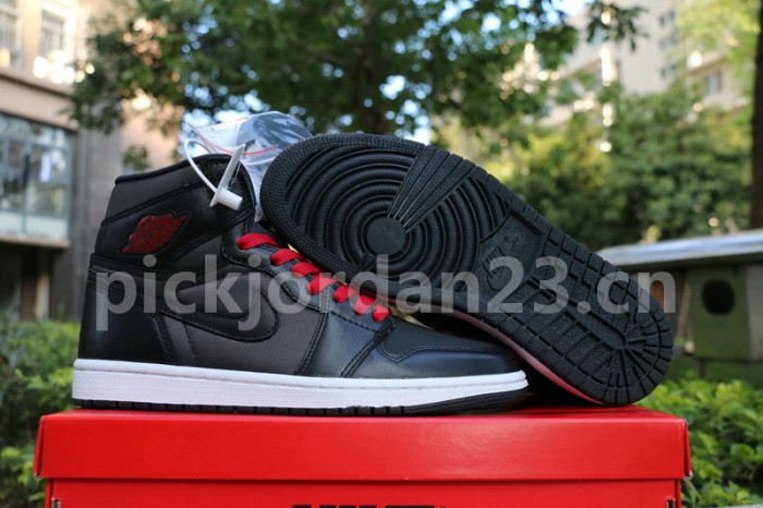 Authentic Air Jordan 1 “Black Satin”