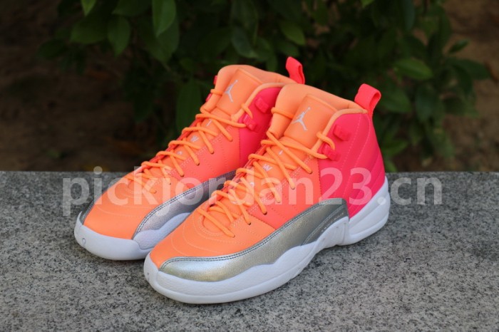 Authentic Air Jordan 12 GS “Hot Punch”