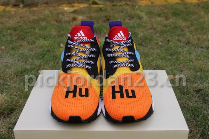 Authentic Pharrell Williams x AD Solar Hu Glide Orange
