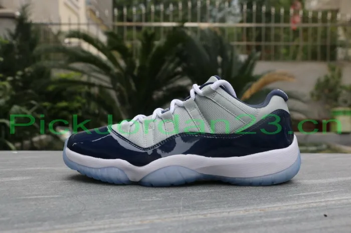 Authentic Air Jordan 11 Low “Georgetown” 2015 Fixed Version