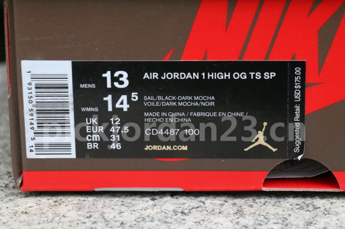 Authentic Travis Scott x Air Jordan 1 High OG TS SP