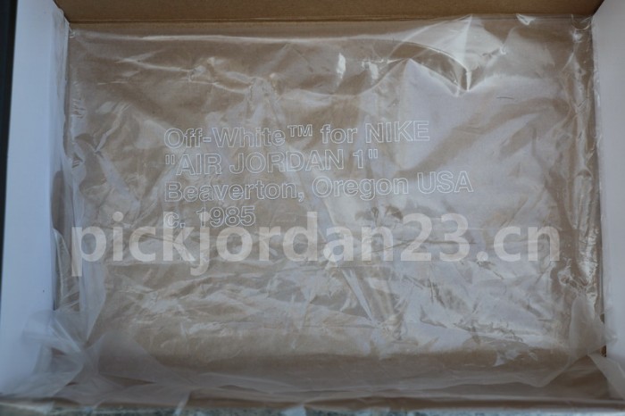 Authentic Off White x Air Jordan 1 White