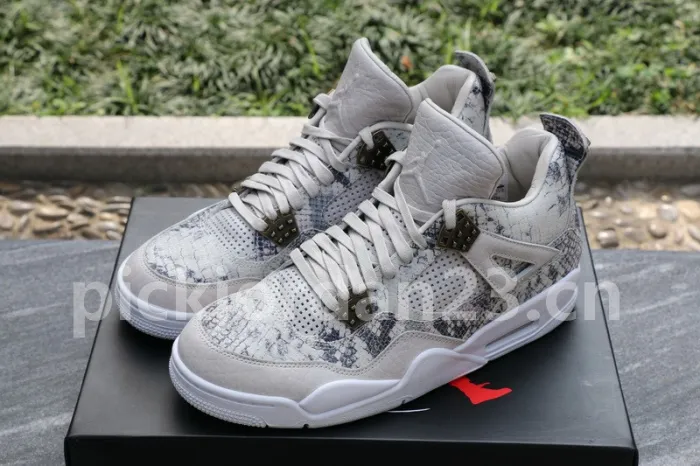 Authentic Air Jordan 4 Premium “Snakeskin”