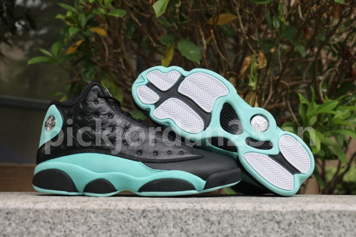 Authentic Air Jordan 13  Island Green 