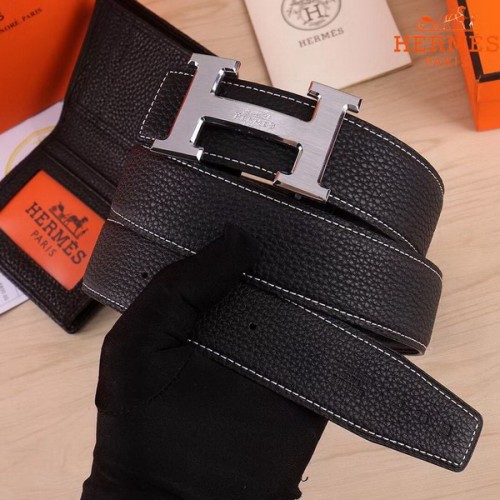 Super Perfect Quality Hermes Belts(100% Genuine Leather,Reversible Steel Buckle)-402