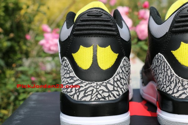 Authentic Air Jordan 3 Oregon Ducks Black
