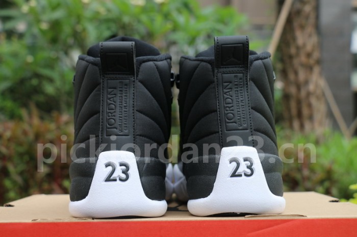 Authentic Air Jordan 12 “Black Nylon”