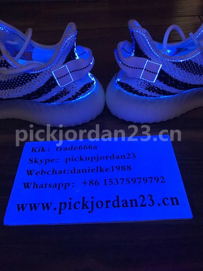 Authentic AD Yeezy 350 Boost V2 Zebra