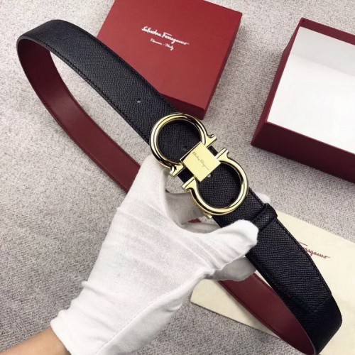 Super Perfect Quality Ferragamo Belts(100% Genuine Leather,steel Buckle)-870