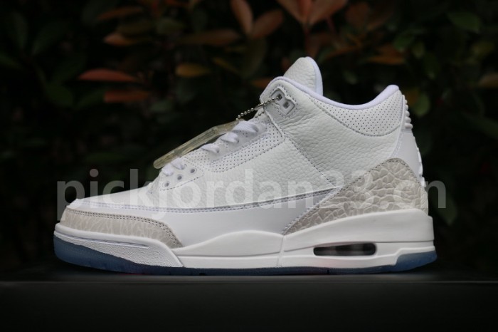 Authentic Air Jordan 3 White Cat