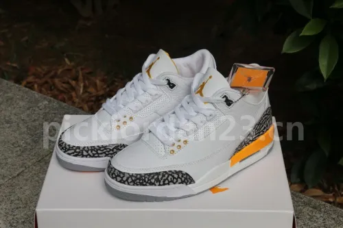 Authentic Air Jordan 3 WMNS “Laser Orange”