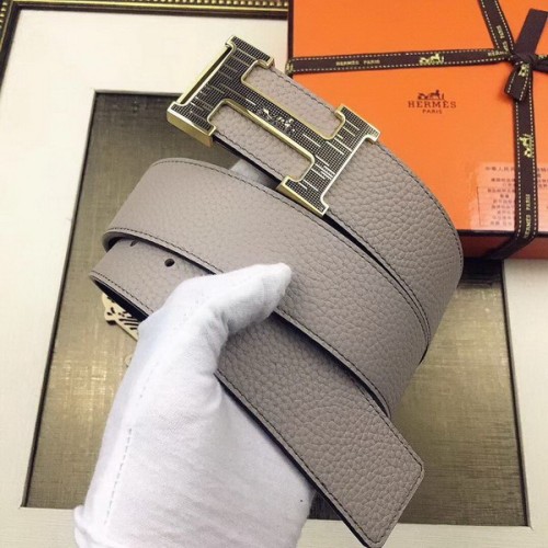 Super Perfect Quality Hermes Belts(100% Genuine Leather,Reversible Steel Buckle)-403