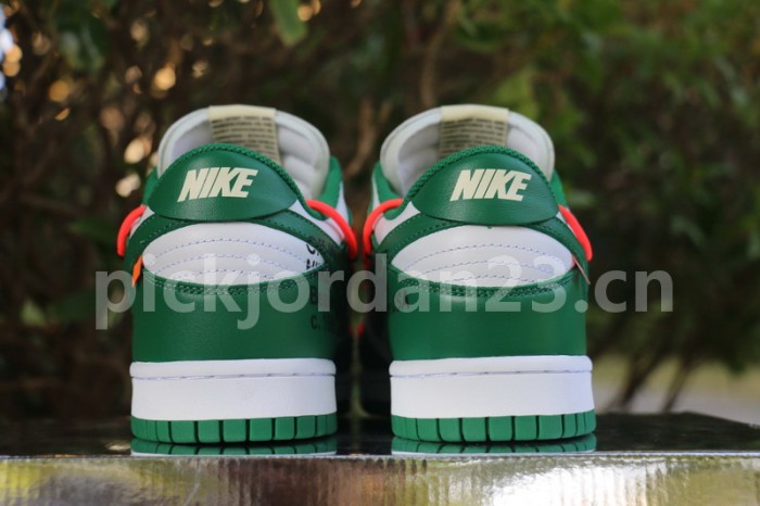 Authentic OFF-WHITE x Nike Dunk Low Green