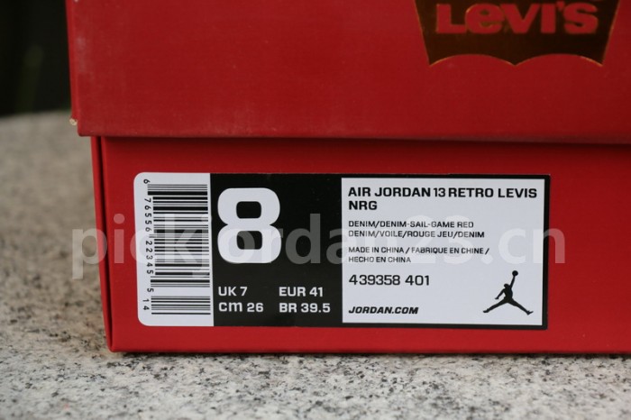 Authentic Levi’s x Air Jordan 13