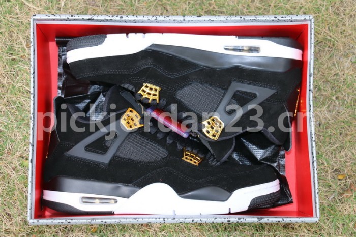 Authentic Air Jordan 4 “Black Suede”