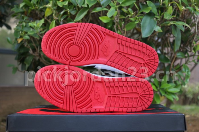 Authentic Air Jordan 1 Satin “Black Toe” GS