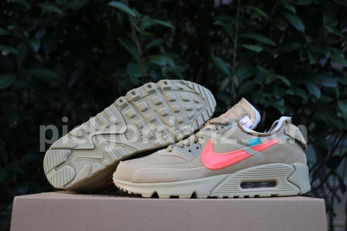 Authentic OFF-WHITE x Nike Air Max 90 “Desert Ore”