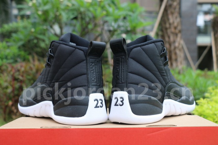 Authentic Air Jordan 12 “Black Nylon”
