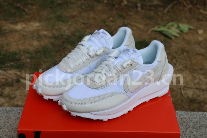 Authentic sacai x Nike LDV Waffle “White Nylon”