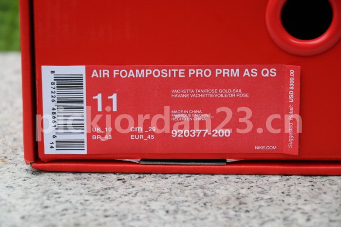 Authentic Nike Air Foamposite Pro Premium “Tan”