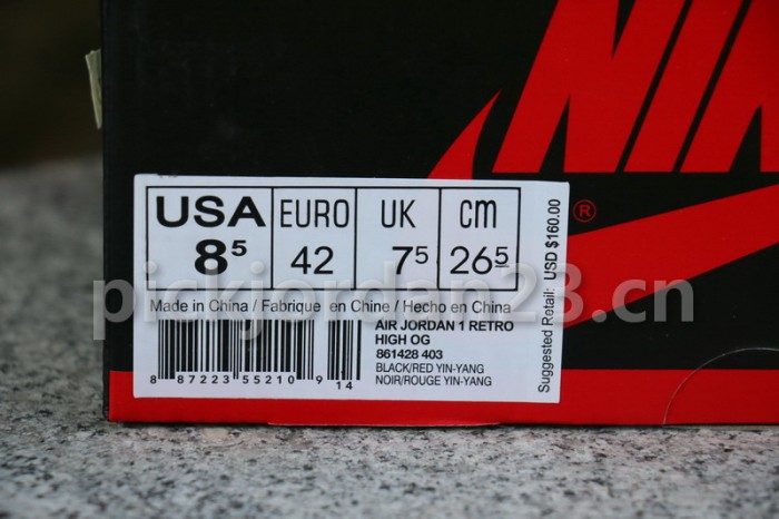 Authentic Air Jordan 1 “B.O.G”