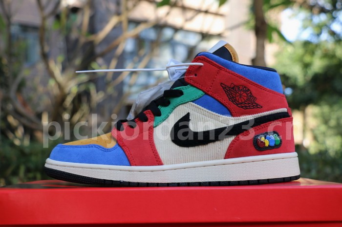 Authentic Blue The Great x Air Jordan 1 Mid “Fearless”