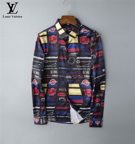 LV long sleeve shirt men-046(M-XXXL)