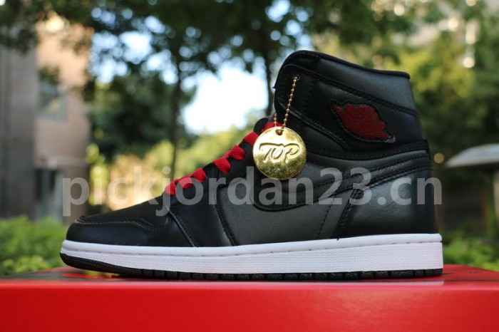 Authentic Air Jordan 1 “Black Satin”