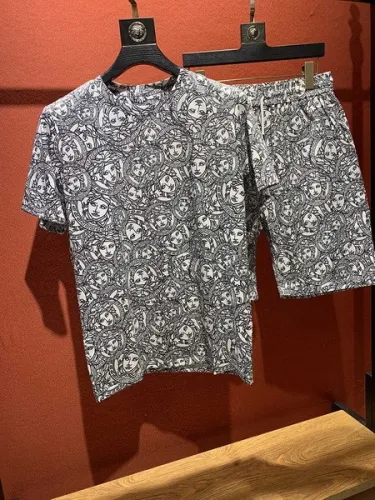 Versace short sleeve men suit-075(S-XXL)