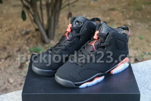 Authentic Air Jordan 6 “Black Infrared” Nike GS