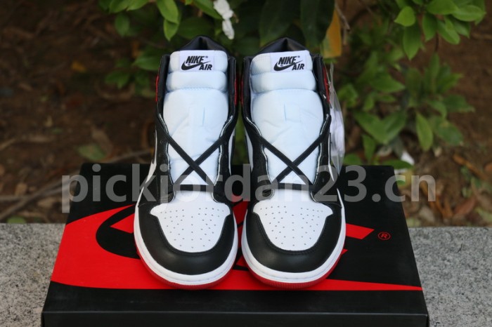 Authentic Air Jordan 1 Satin “Black Toe” GS