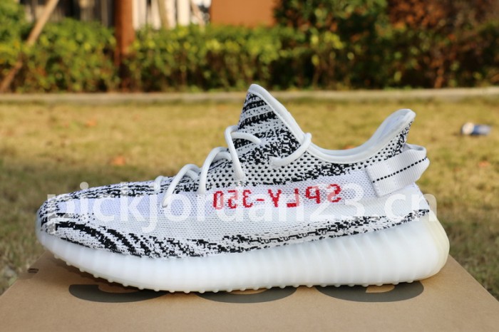 Authentic AD Yeezy 350 Boost V2 Zebra