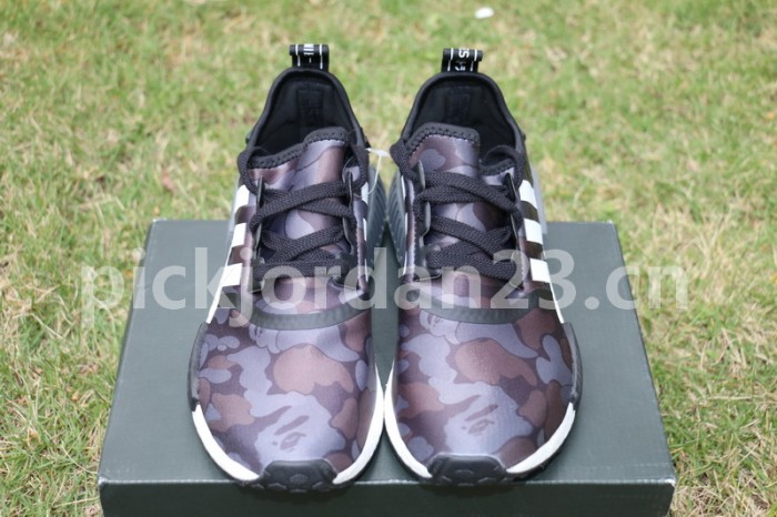 Authentic BAPE x AD NMD Black